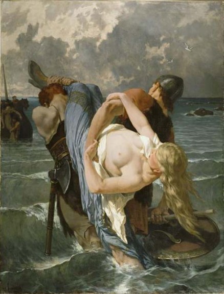 Piratas normandos del siglo IX, por Évariste Vital Luminais (1821-1896).