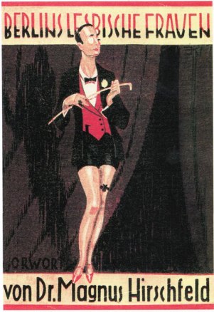 Portada del libro de Magnus Hirschfeld “Berlins lesbiche Frauen” (1928, Lesbianas de Berlín).